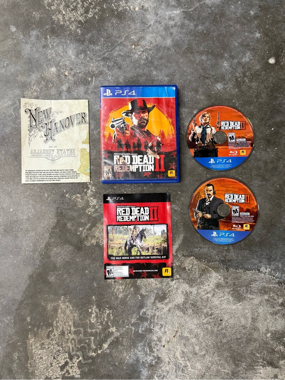 Red Dead Redemption 2 PS4 Complete With Map